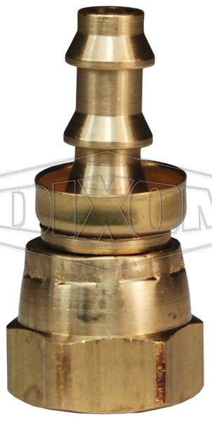 Female NPSM Swivel x Push-on Hose Barb Gasket Seat